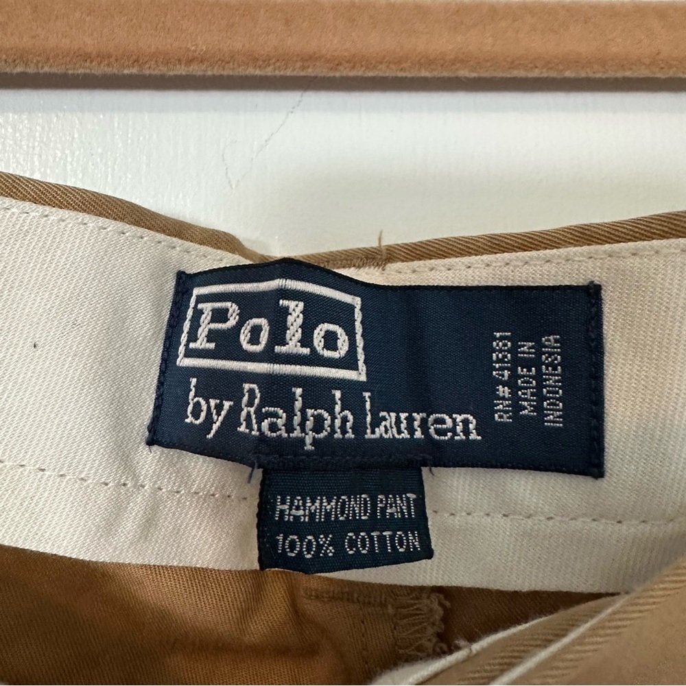 Polo Ralph Lauren Hammond Khaki Pants Men’s 36/32 Tan - Picture 5 of 8